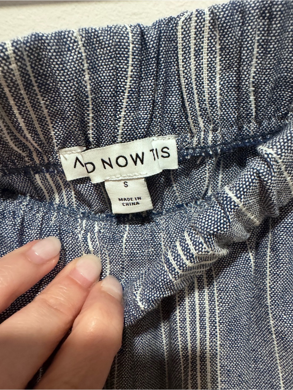 And Now This Blue Stripe Linen Blend Vest & Wide Leg Pants Set - Picture 12 of 13